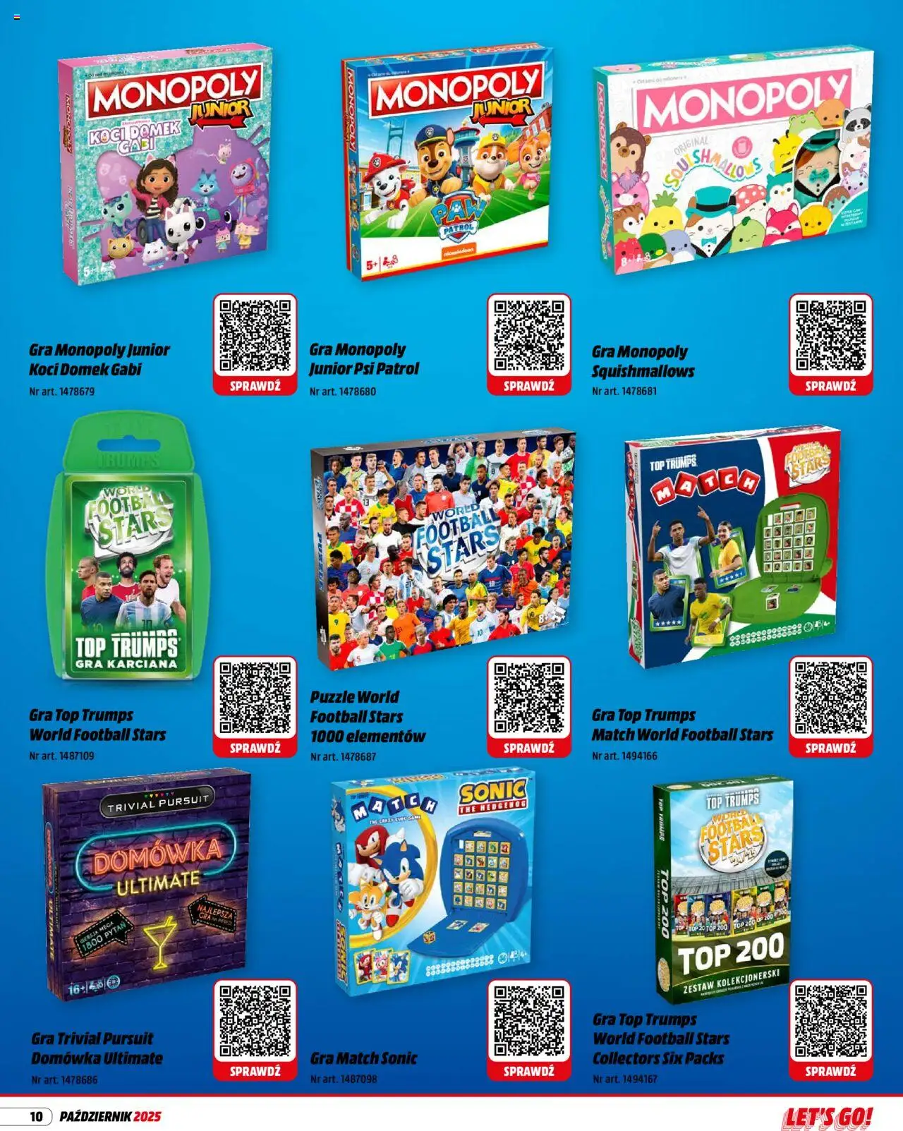 Media Markt promocje od 01.10.2025 | Strona: 10 | Produkty: Top, Gra
