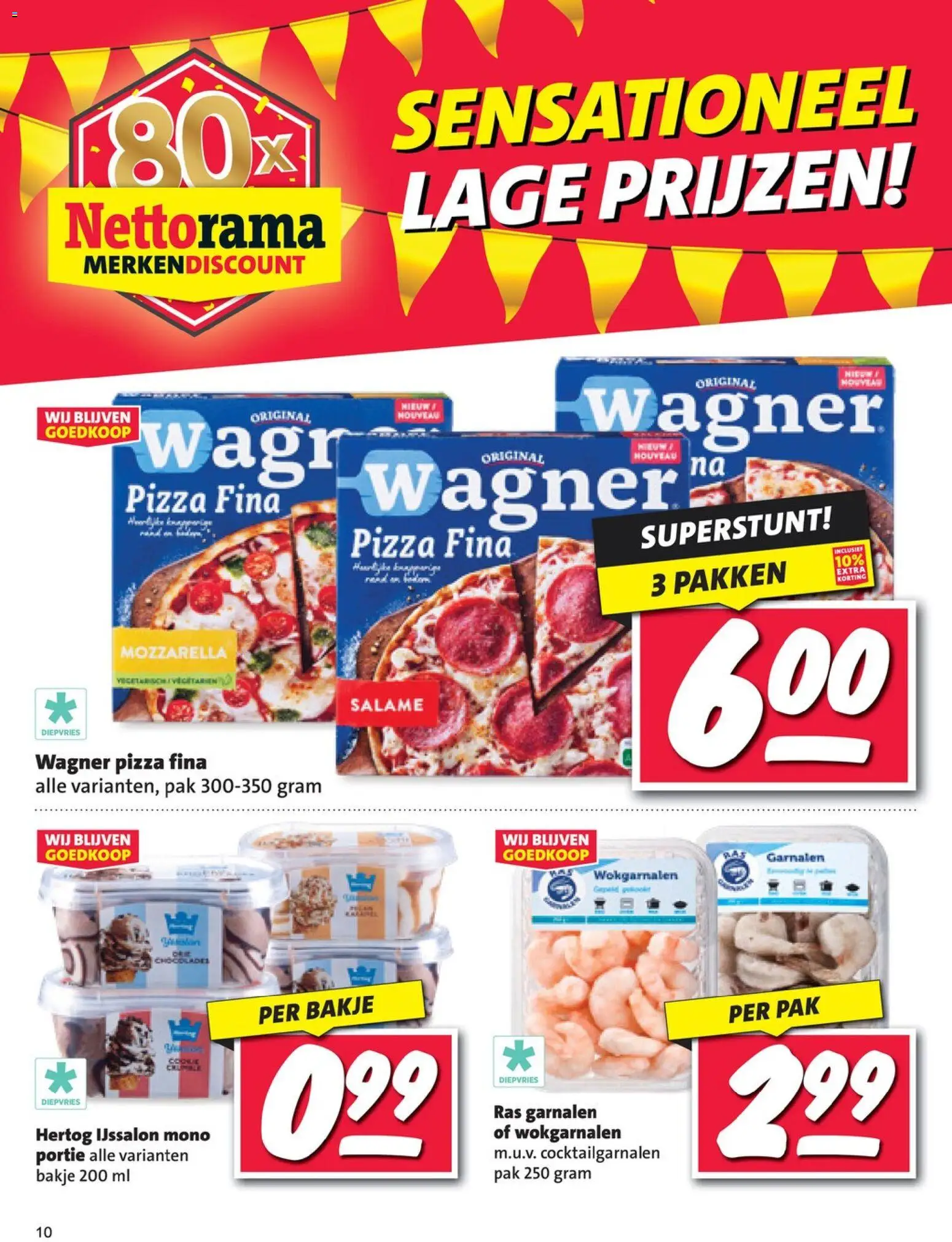 {H1} | Pagina: 10 | Producten: Pizza, Mozzarella