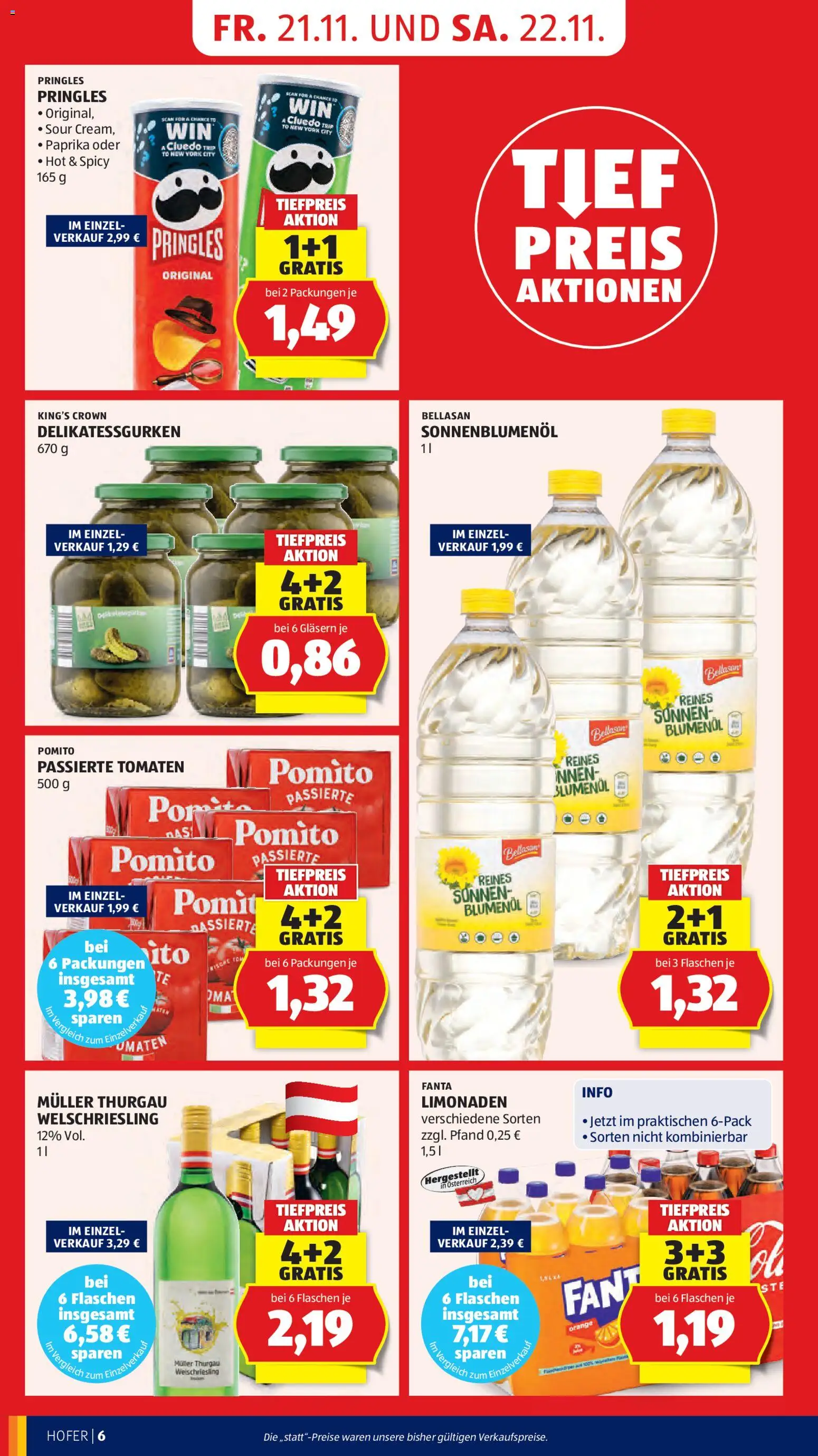 Hofer - Black Friday gültig ab 21.11.2025 | Seite: 8 | Produkte: Tomaten