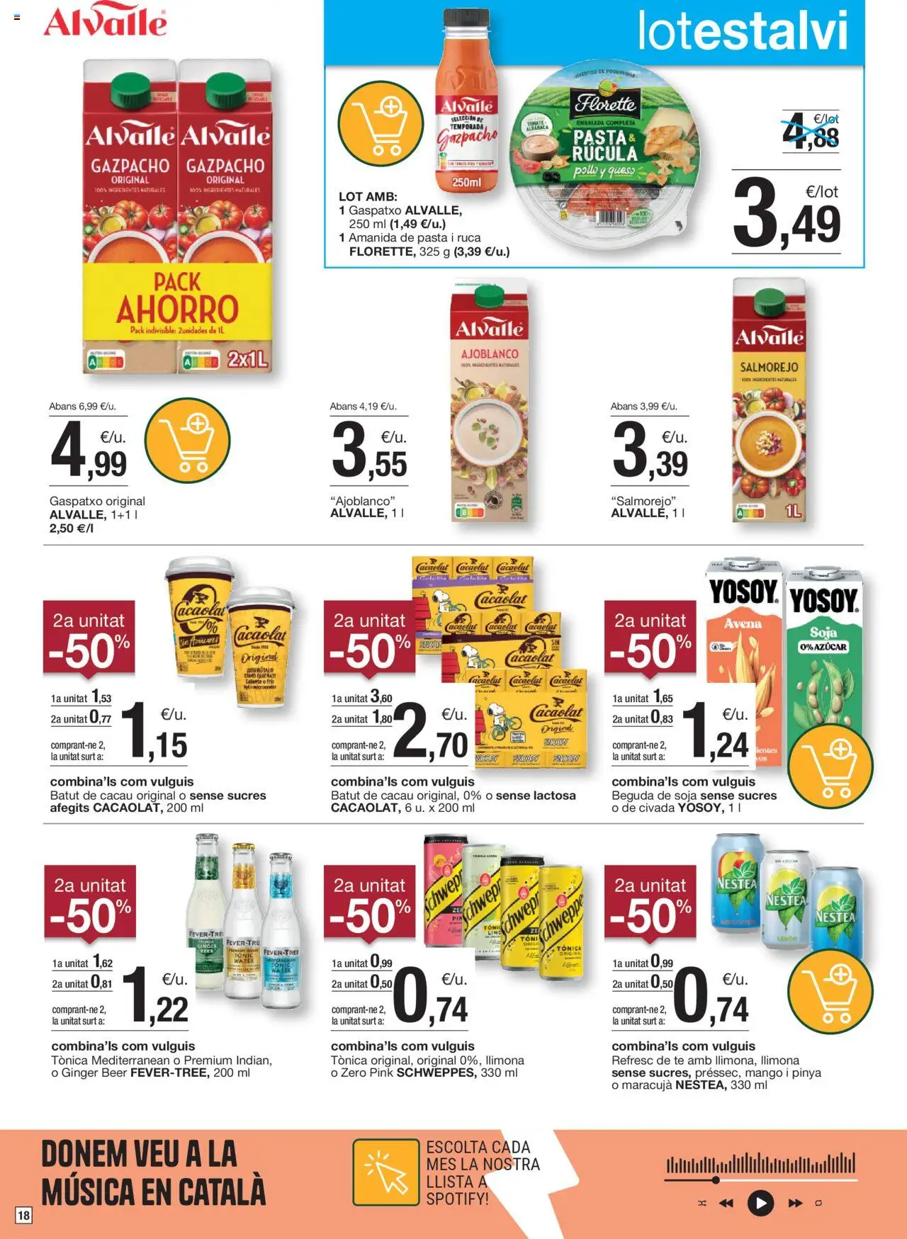 Bonpreu folleto │ válido desde el 10.06.2025 | Página: 18 | Productos: Queso, Ensalada, Gazpacho, Ρούτερ