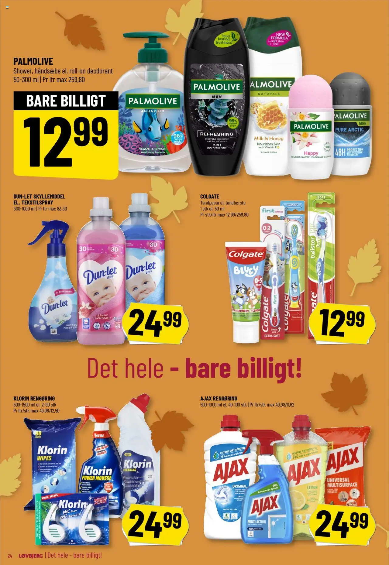 Løvbjerg tilbudsavis – gyldig fra 17.10.2025 | Side: 26 | Produkter: Deodorant, Skyllemiddel, WC blok, Salt
