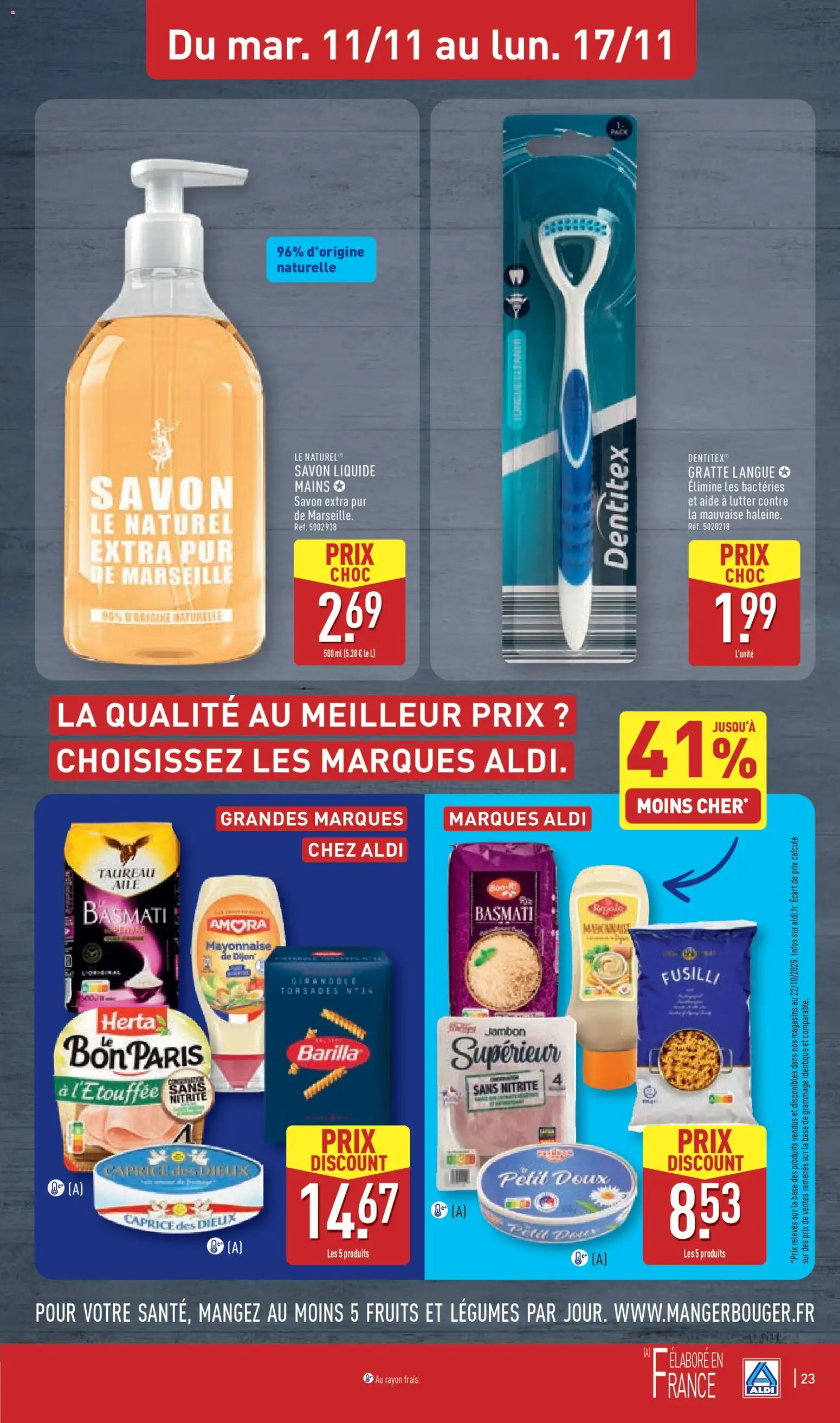 {H1} | Page: 26 | Produits: Fusilli, Savon, Caprice des dieux, Jambon