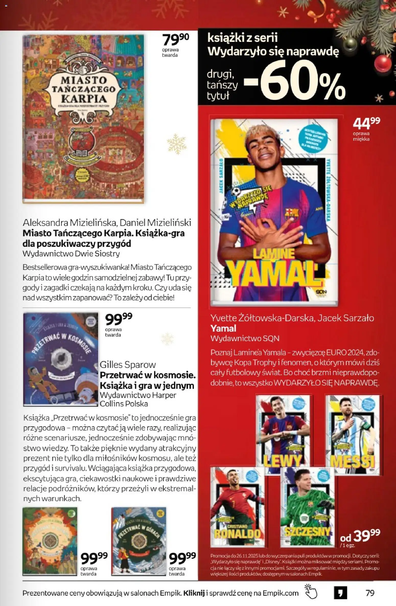 Empik promocje - Tom kultury Książki od 12.11.2025 | Strona: 79 | Produkty: Gra, Książki