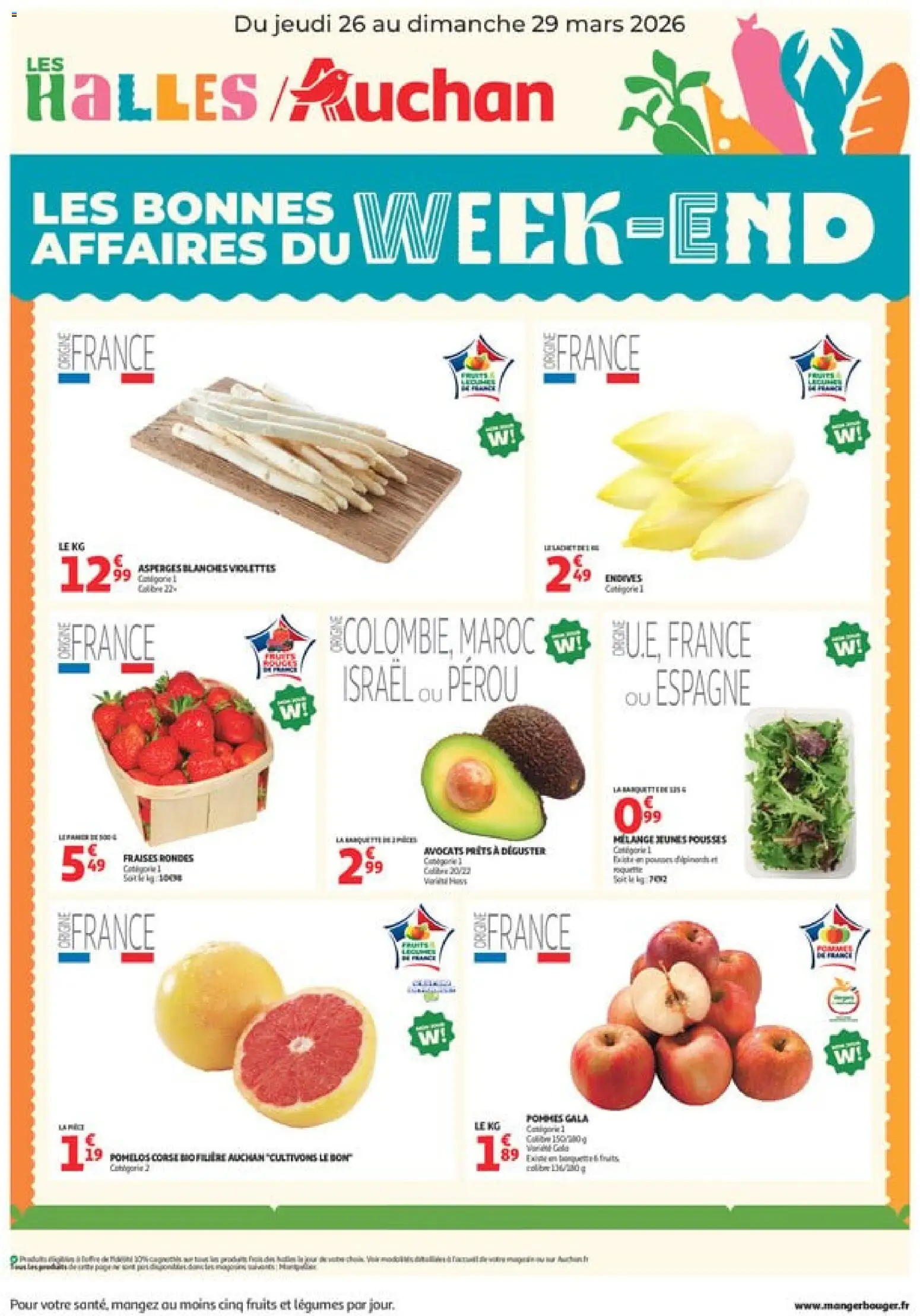 {H1} | Page: 1 | Produits: Avocats, Fraises