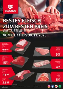 Selgros Bestes Fleisch ab 01.11.2025 gültig