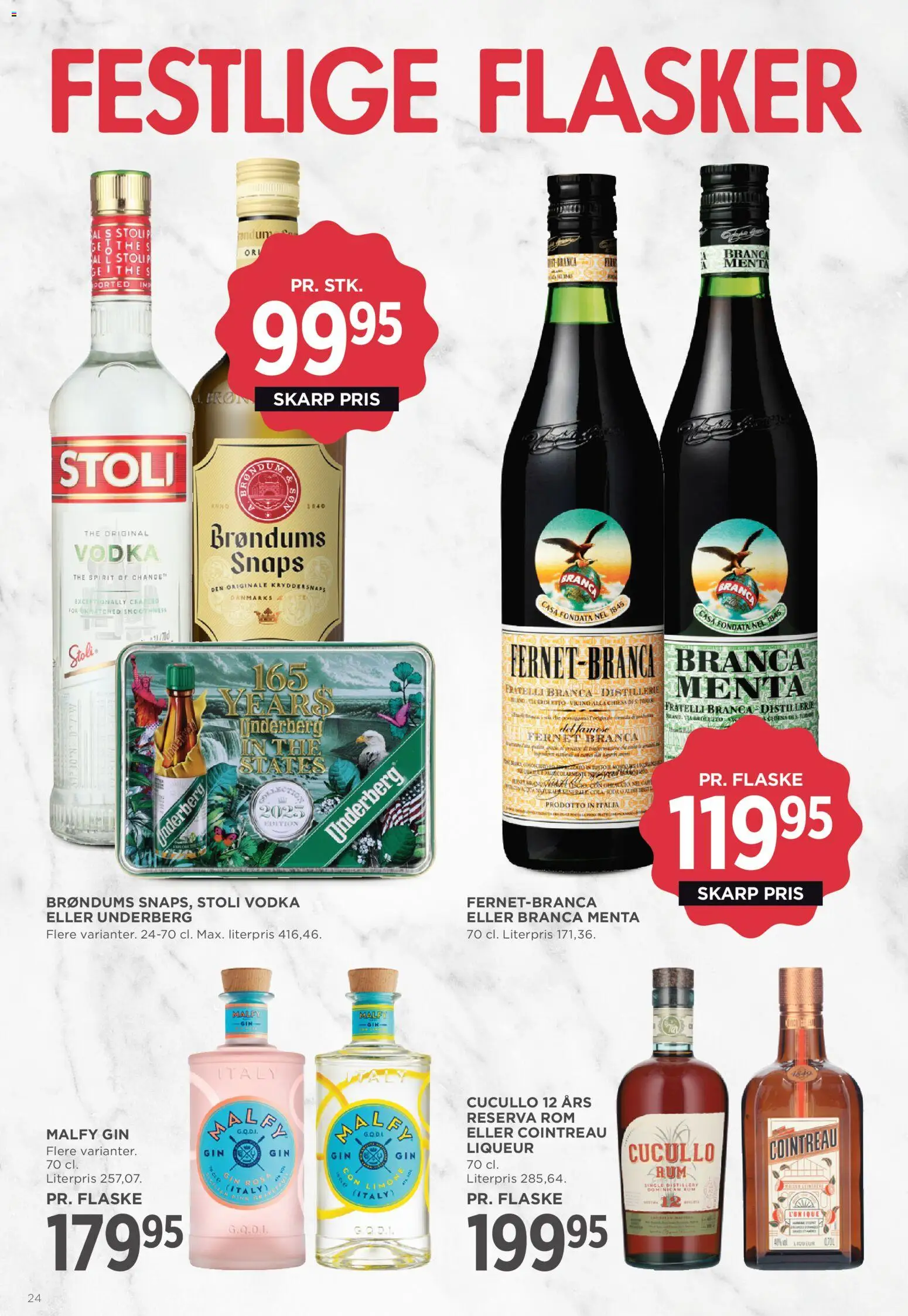 Meny tilbudsavis – gyldig fra 31.10.2025 | Side: 35 | Produkter: Gin, Vodka, Stol, Rom