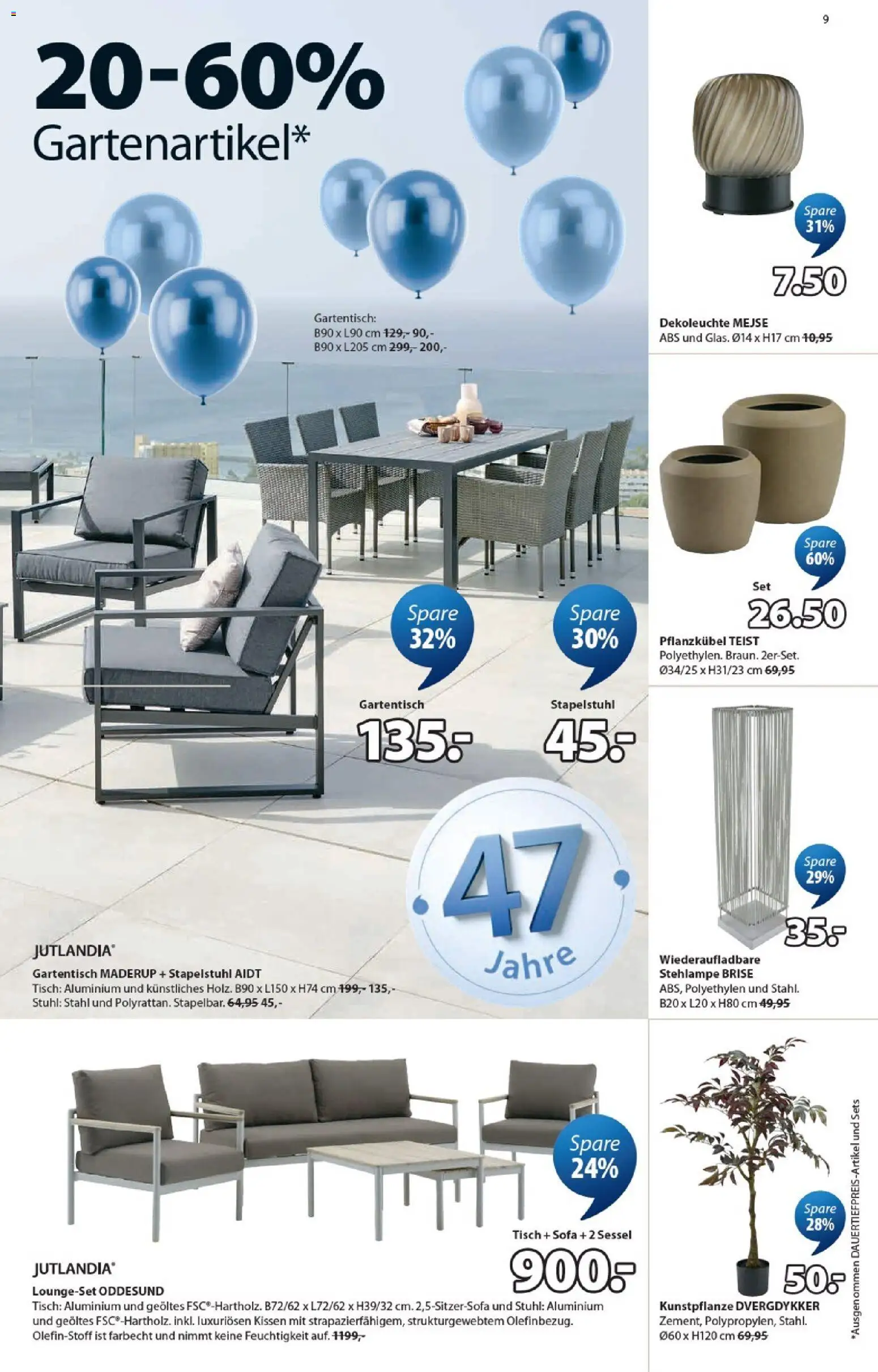 JYSK aktionen – gültig ab 17.03.2026 | Seite: 9 | Produkte: Tisch, Kissen, Sessel, Stuhl