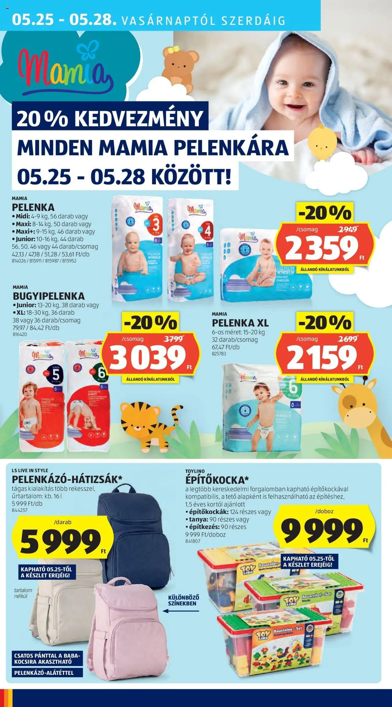 Aldi akciós ujság - amely érvényes a következő dátumtól: 29.05.2025 | Oldal: 50 | Termékek: Pelenka