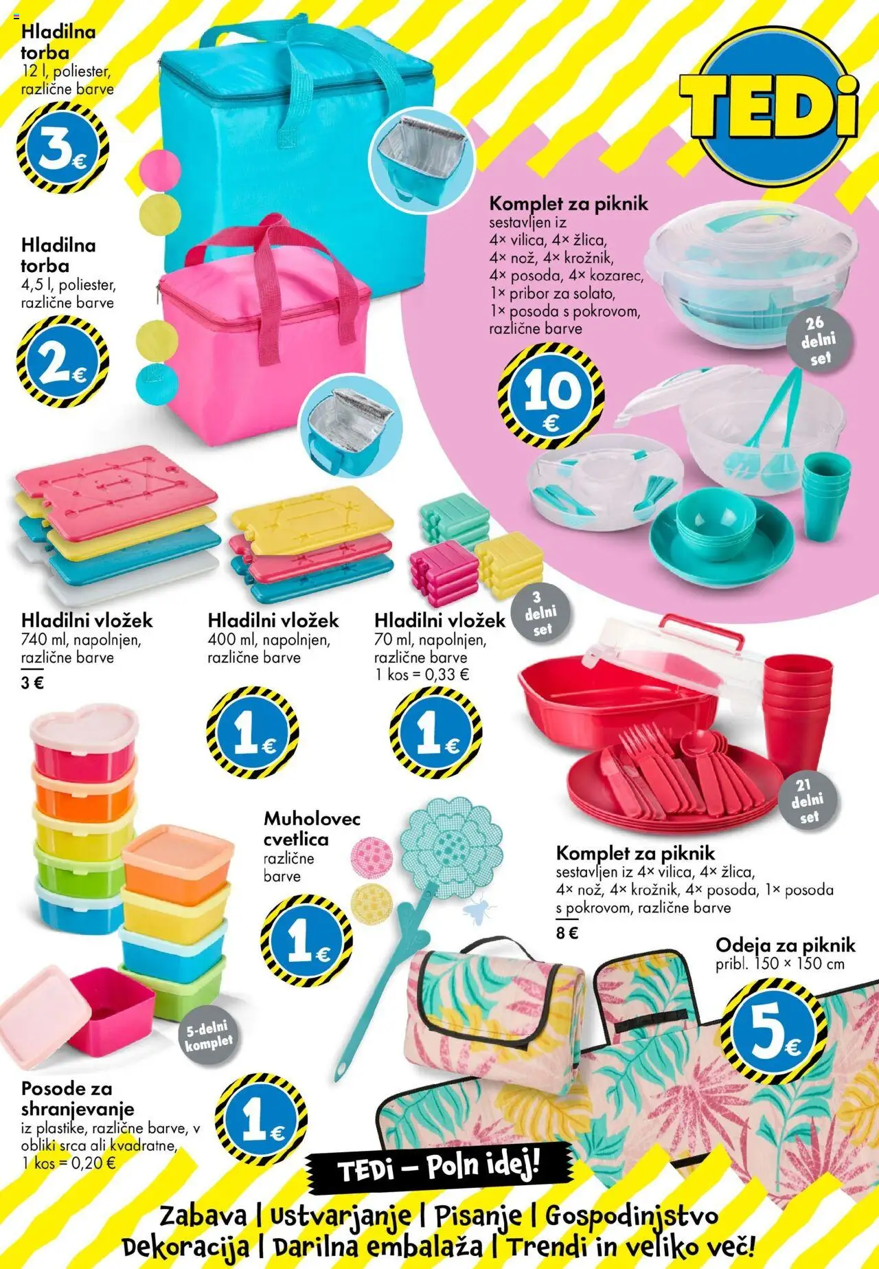 TEDi katalog │ velja od 13.06.2025 | Stran: 21 | Izdelki: Pribor, Hladilna torba, Torba, Kos