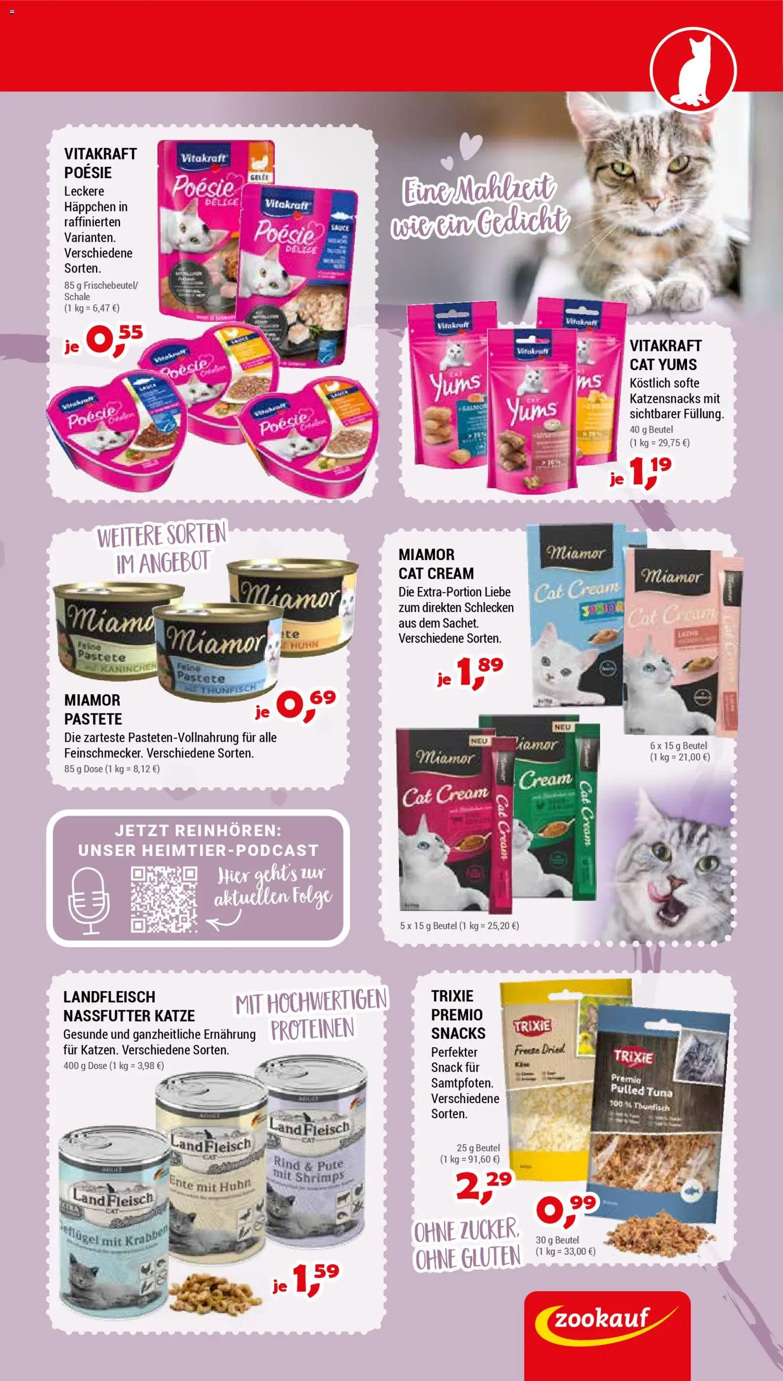 zookauf Prospekt 	 – gültig ab 28.03.2026 | Seite: 3 | Produkte: Thunfisch, Fleisch, Ente