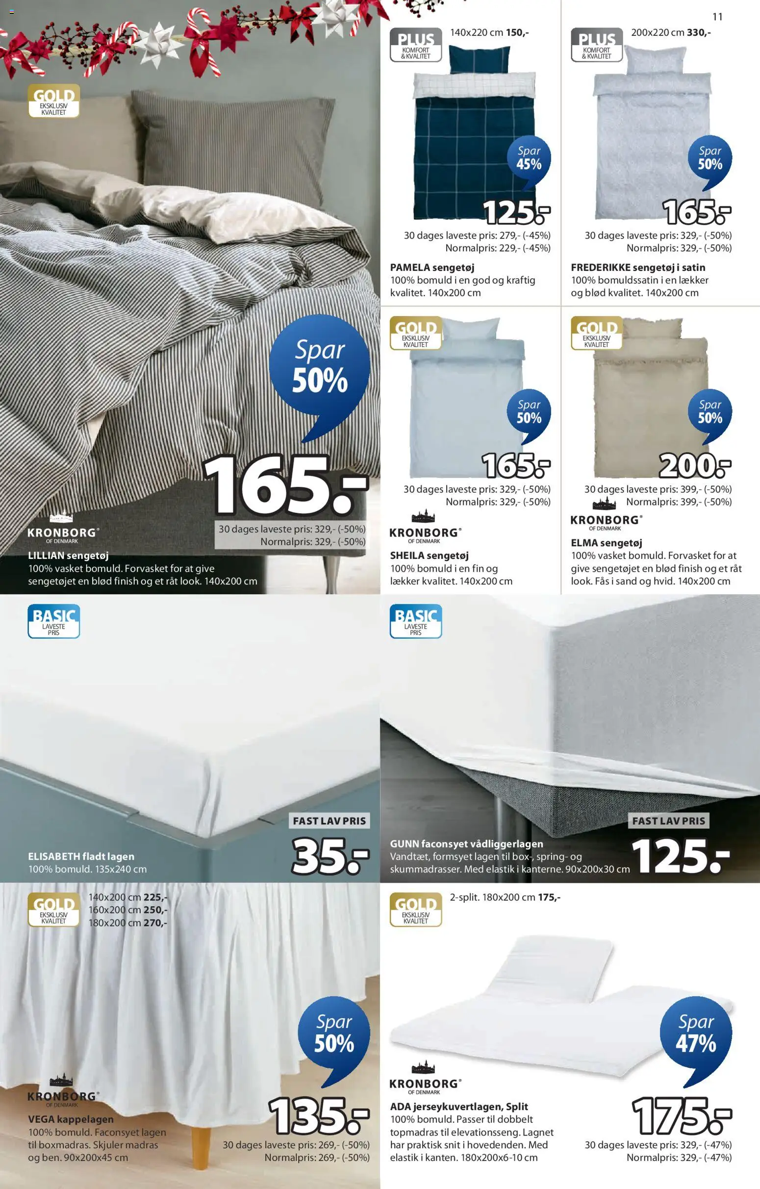 JYSK tilbudsavis – gyldig fra 17.12.2025 | Side: 11 | Produkter: Madras