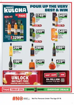 Tops at Spar specials catalogue – valid from 23.02.2026 | Page: 3 | Products: Data, Brandy, Whiskey, Ensalada de quino