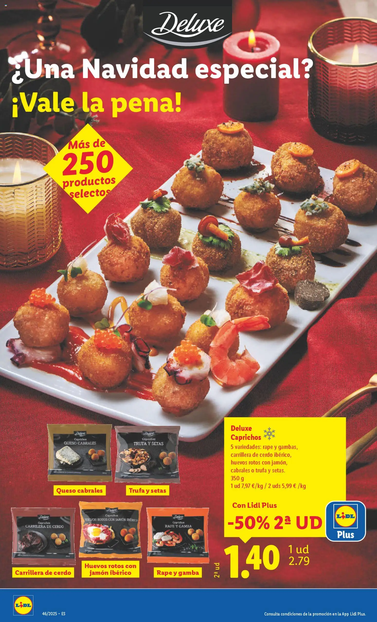 Lidl folleto │ válido desde el 10.11.2025 | Página: 32 | Productos: Huevos, Jamón ibérico, Jamón, Gamba