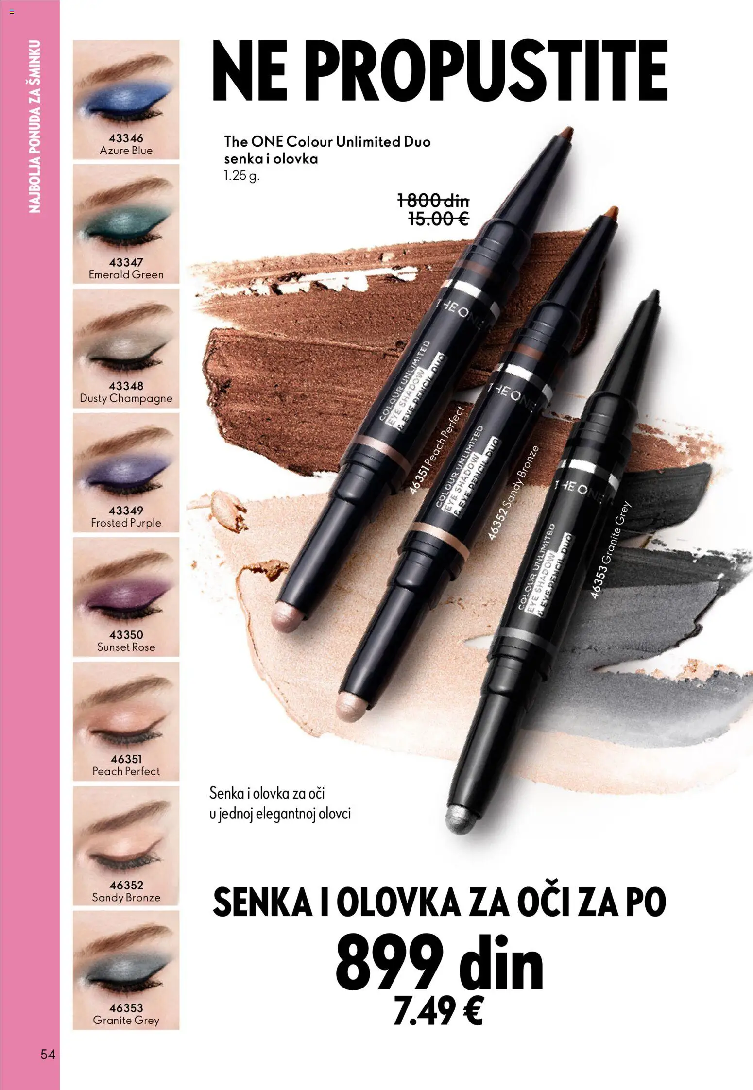 Oriflame katalog - važi od 31.12.2025 | Strana: 54 | Proizvode: Olovka za oči
