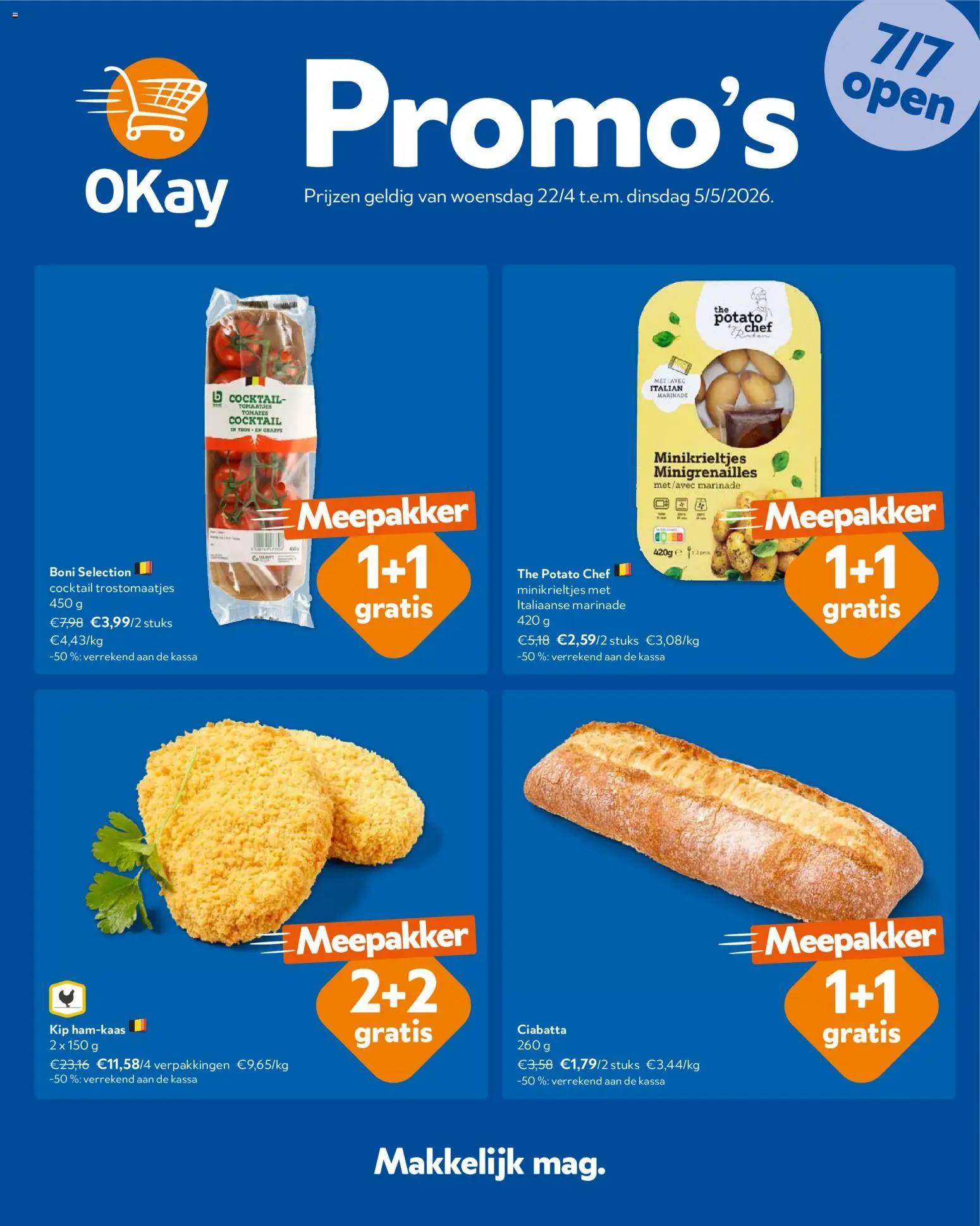 Nieuwe » OKay folder van 22/04/2026 🤩  « is er! Ontdek geweldige aanbiedingen en bespaar. | België