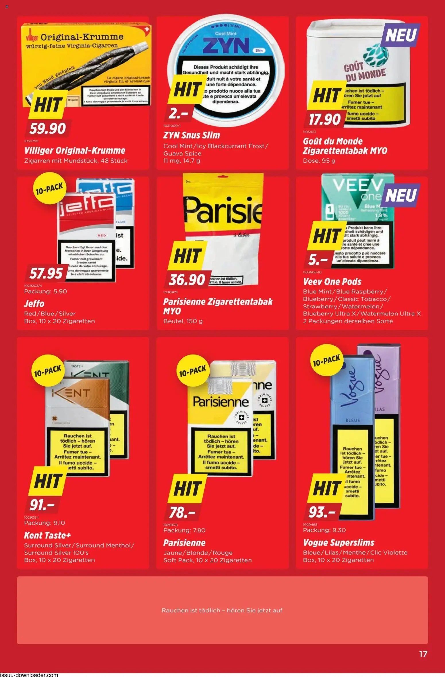 Denner aktionen – gültig ab 09.04.2026 | Seite: 17