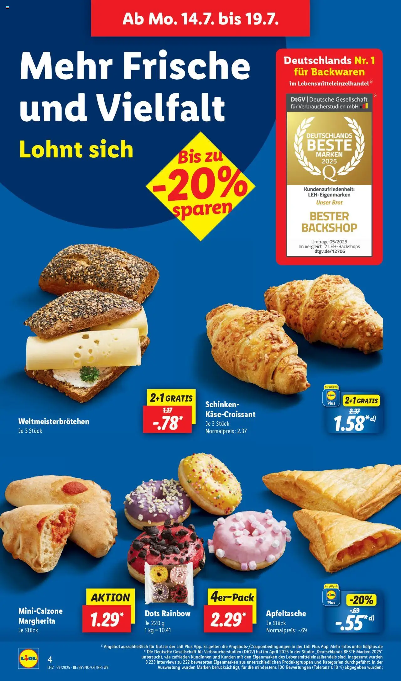 Lidl Prospekt Heppenheim - gültig ab dem 14.07.2025 | Seite: 6 | Produkte: Brot, Schinken