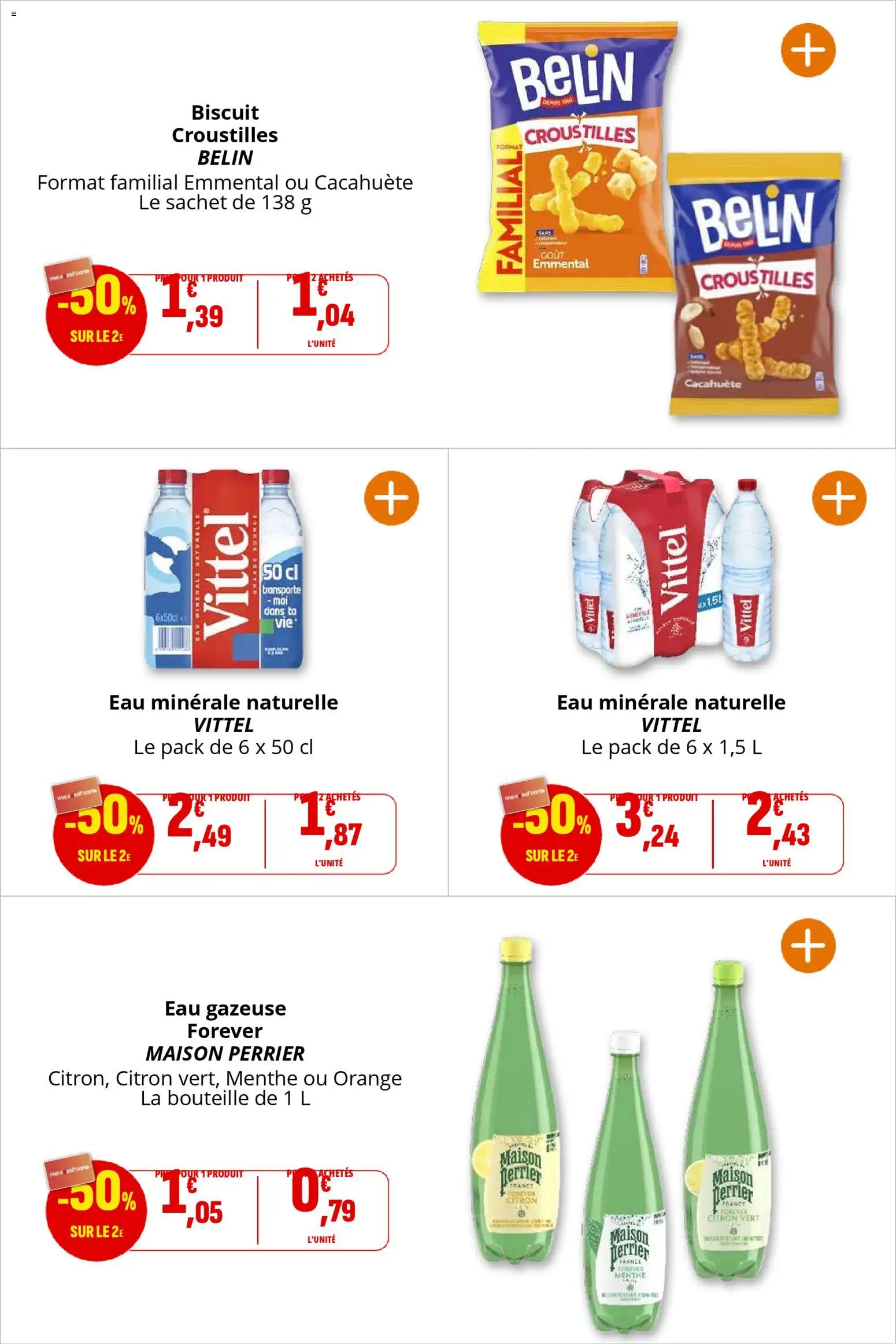 {H1} | Page: 36 | Produits: Citron vert, Orange, Eau minérale naturelle, Vittel