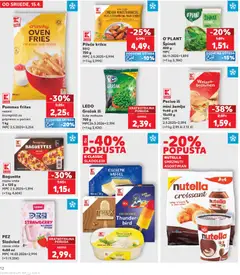 Kaufland HR Split-Ravne njive - amely érvényes a következő dátumtól: 15.04.2026 | Oldal: 12 | Termékek: Croissant, Nutella