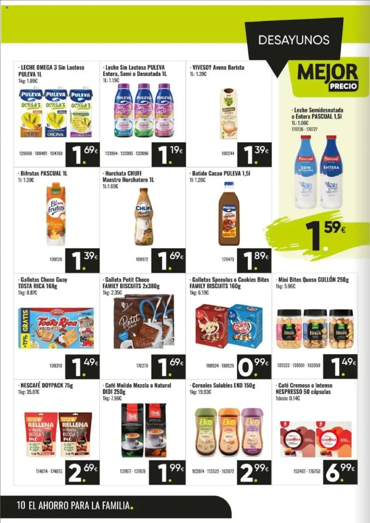 Family Cash folleto │ válido desde el 11.08.2025 | Página: 10 | Productos: Café, Café molido, Galletas, Φρυγανιές σικάλεως