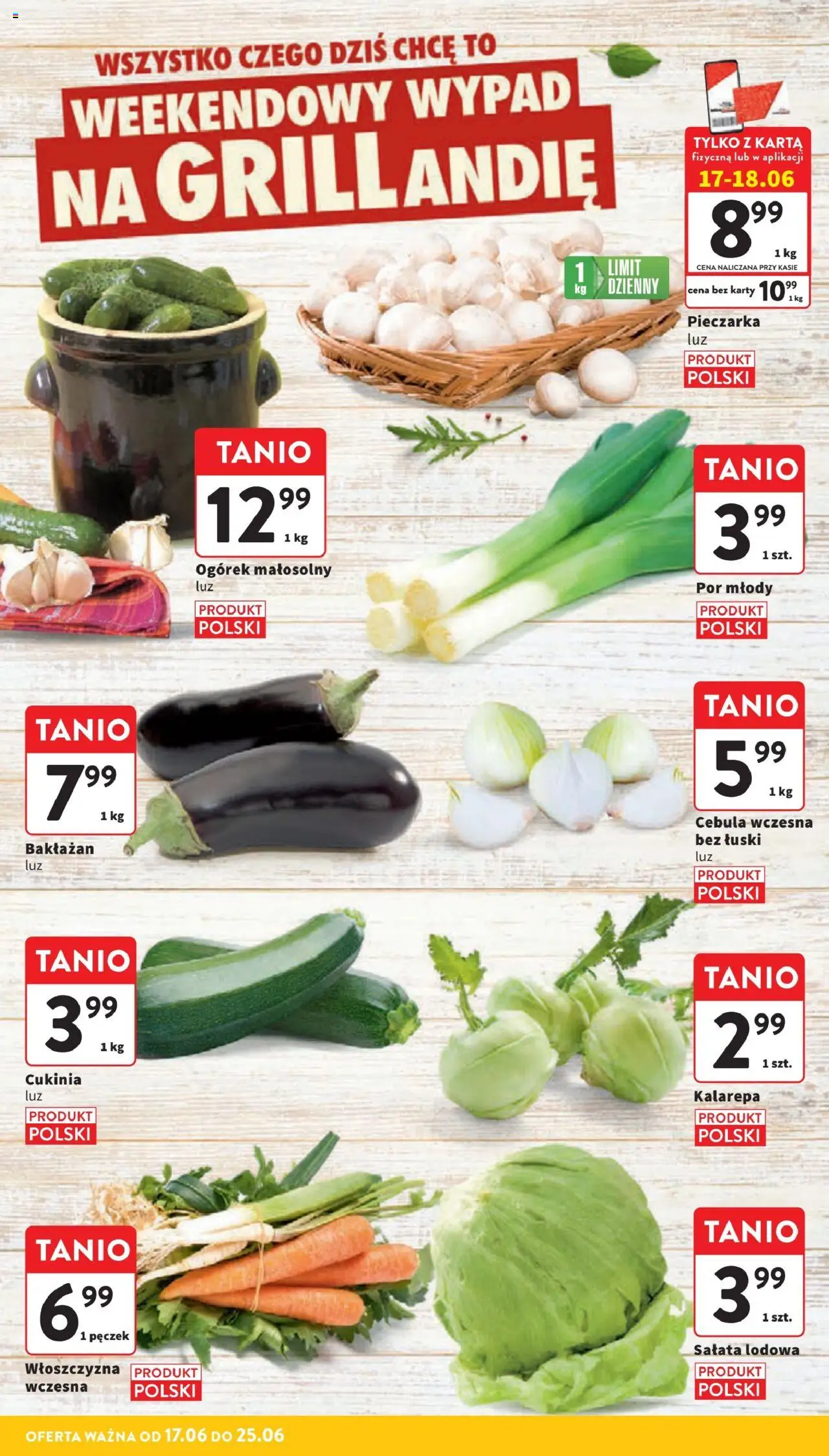 Intermarche Gazetka od 17.06.2025 | Strona: 12 | Produkty: Bakłażan, Karta, Por, Kalarepa