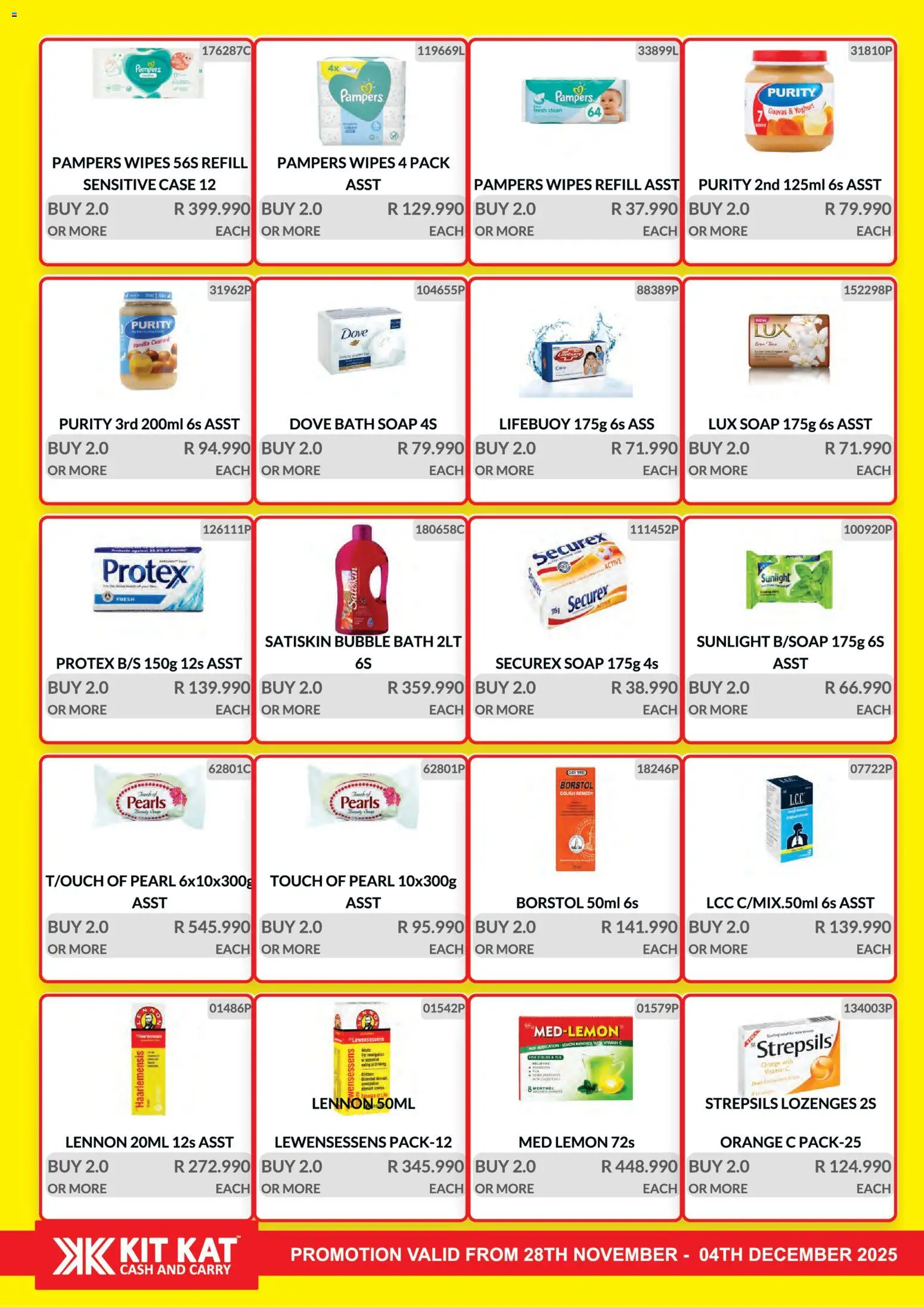 New KIT KAT Cash & Carry catalogue – valid from 28.11.2025 | Page: 25 | Products: Case, Yoghurt, Bath, Lozenges
