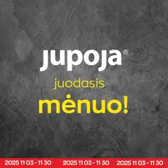 Jupoja leidinys galioja nuo 03.11.2025