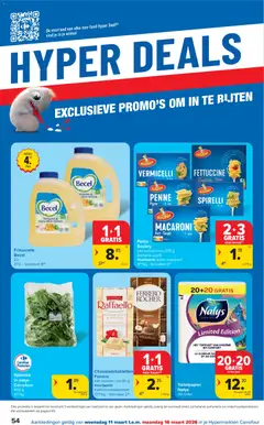 Carrefour folder week 11 - Voorbeeld van een folder van Carrefour, geldig van 11.03.2026 | Pagina: 54 | Producten: Macaroni, Tabletek, Saus, Spinazie
