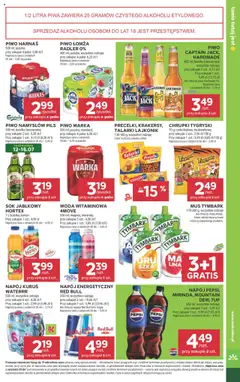 Stokrotka Gazetka od 10.07.2025 | Strona: 34 | Produkty: Chrupki, Pepsi, Warka, Krakersy