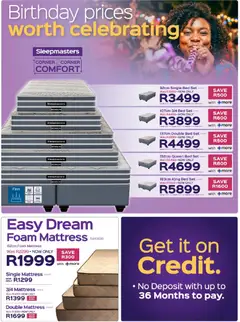Sleepmasters specials catalogue – valid from 16.04.2026 | Page: 2 | Products: Queen bed, King bed, Single bed, Foam