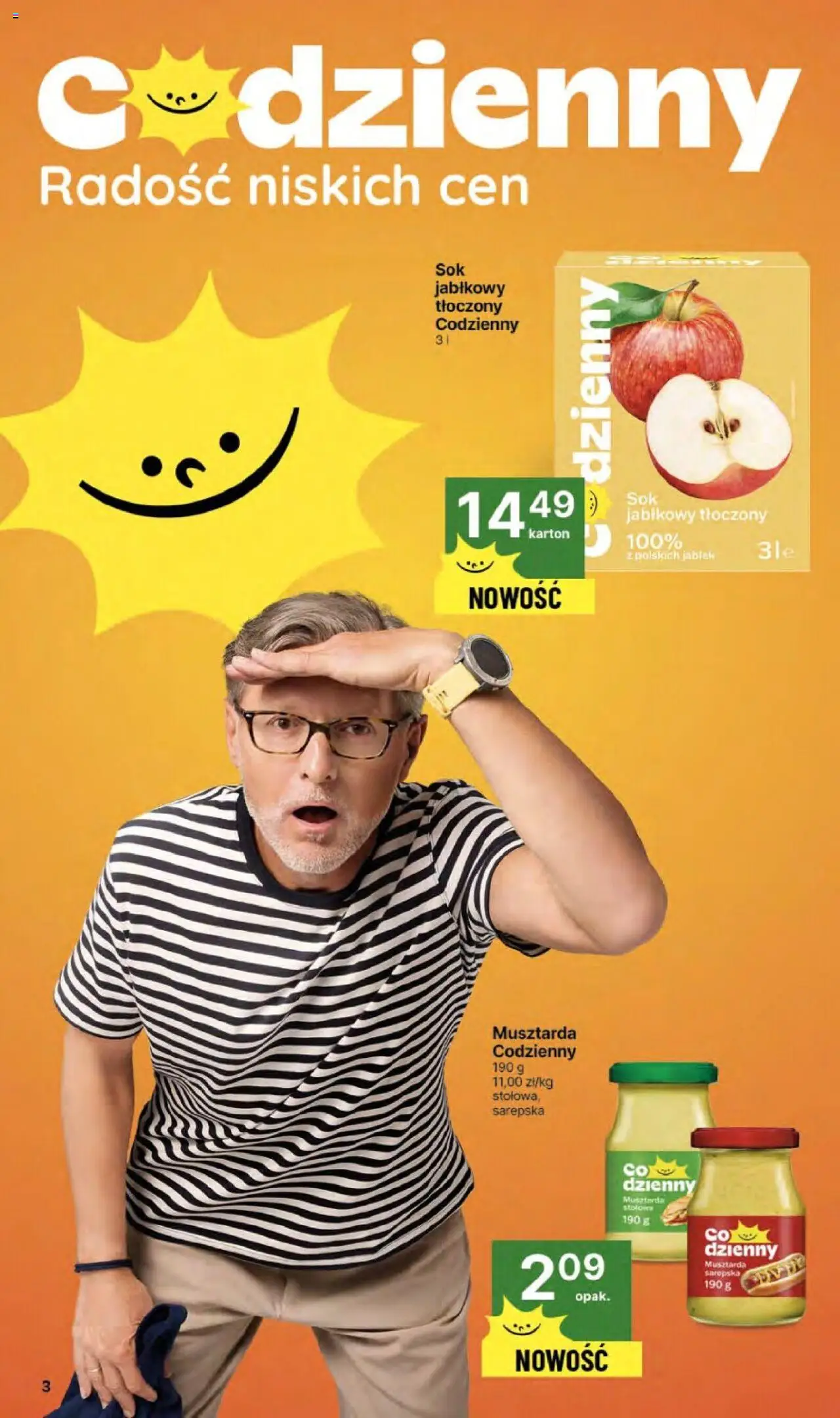 Delikatesy Centrum Gazetka od 11.09.2025 | Strona: 3 | Produkty: Musztarda