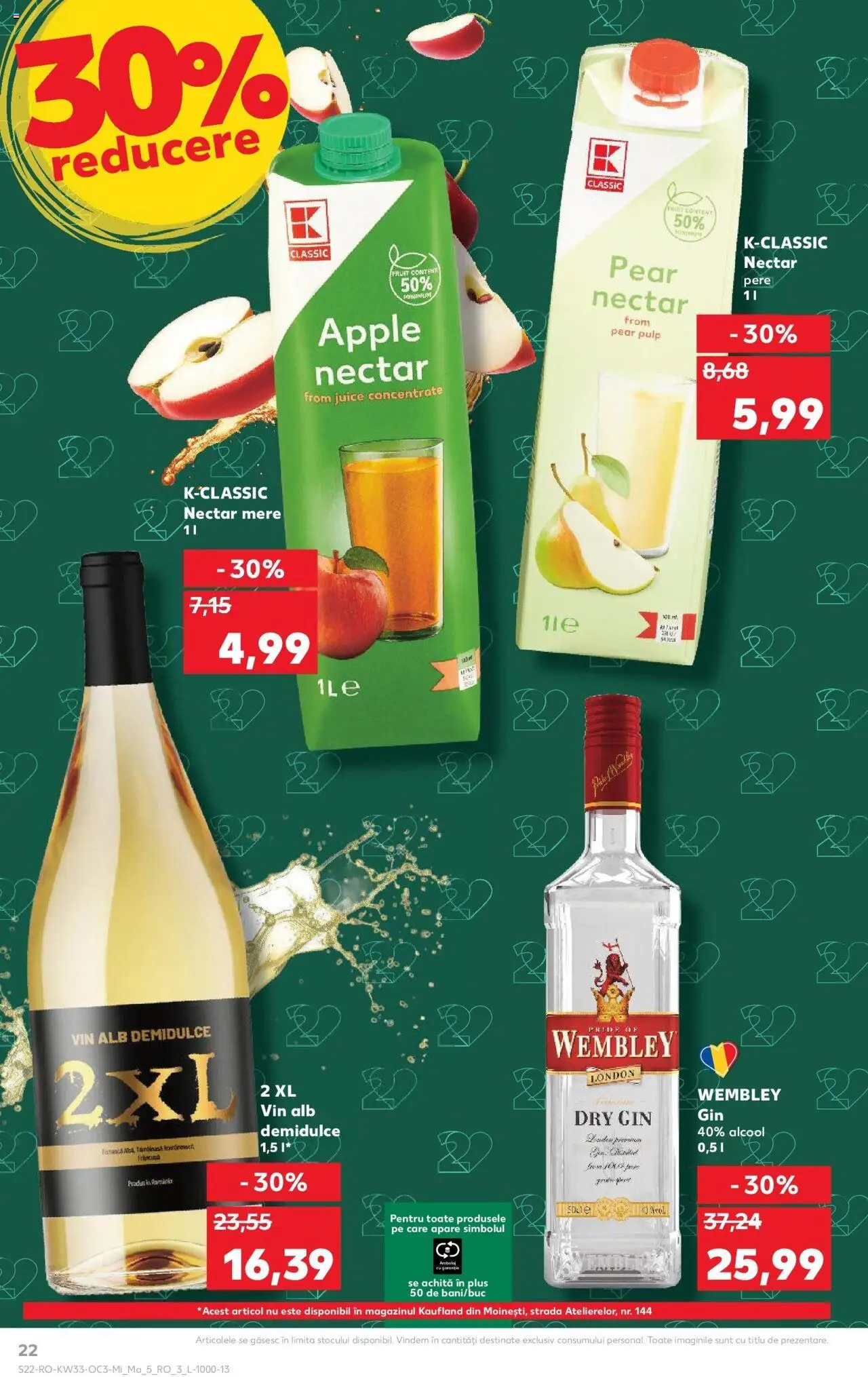 Catalog Kaufland - Satu Mare – valabil de la 13.08.2025 | Pagină: 22 | Produse: Apple, Vin, Mere, Gin