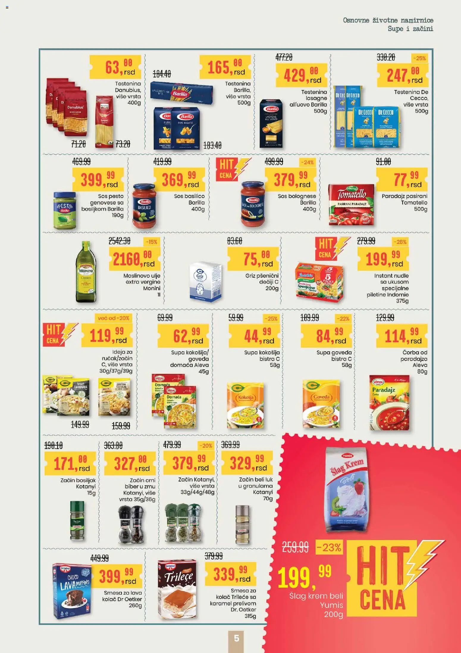 Aroma Market katalog - važi od 30.10.2025 | Strana: 5 | Proizvode: Kolač, Beli luk, Šlag krem, Ulje