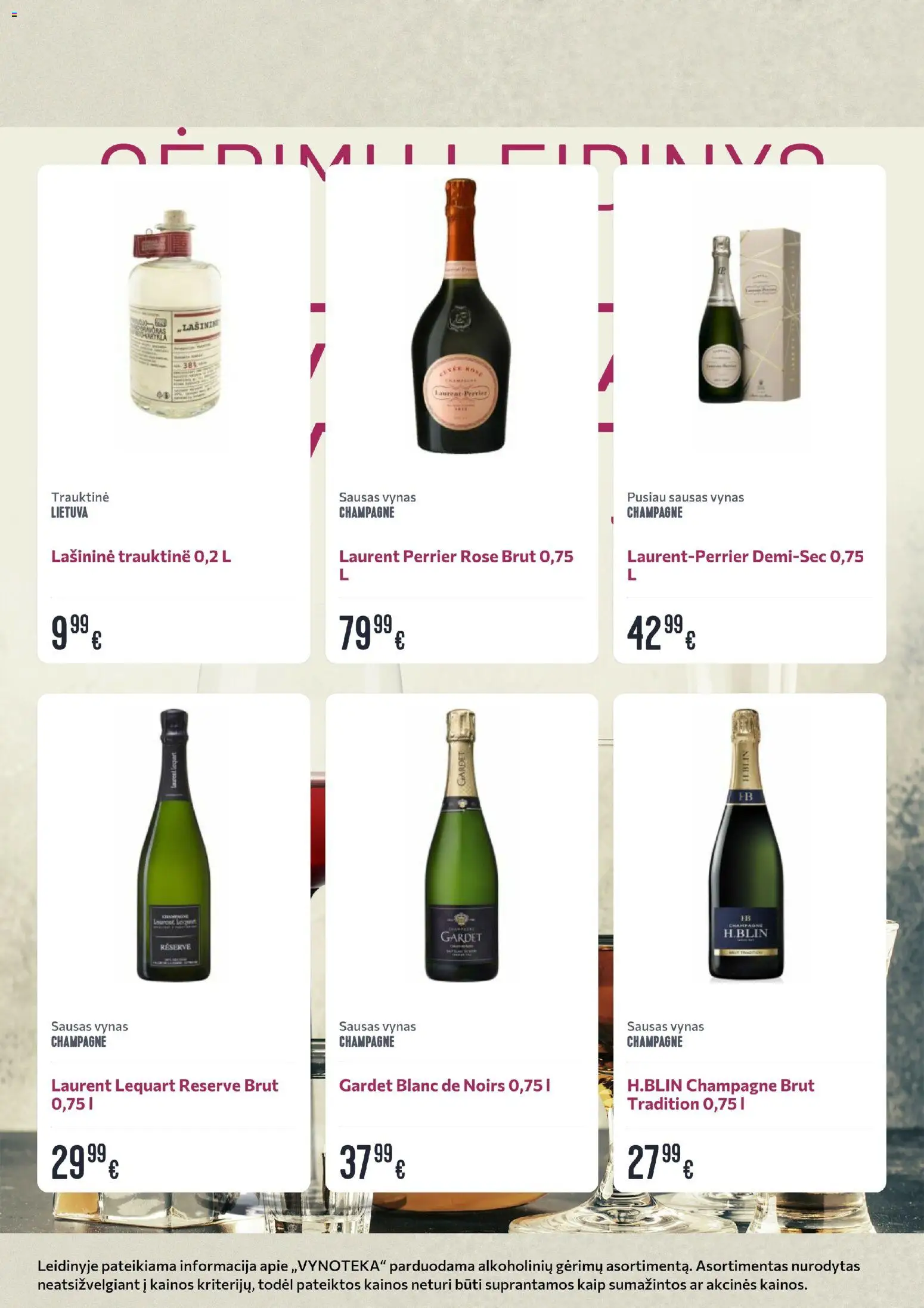 VYNOTEKA akcijos nuo 06.04.2026 | Puslapis: 13 | Prekių: Vynas