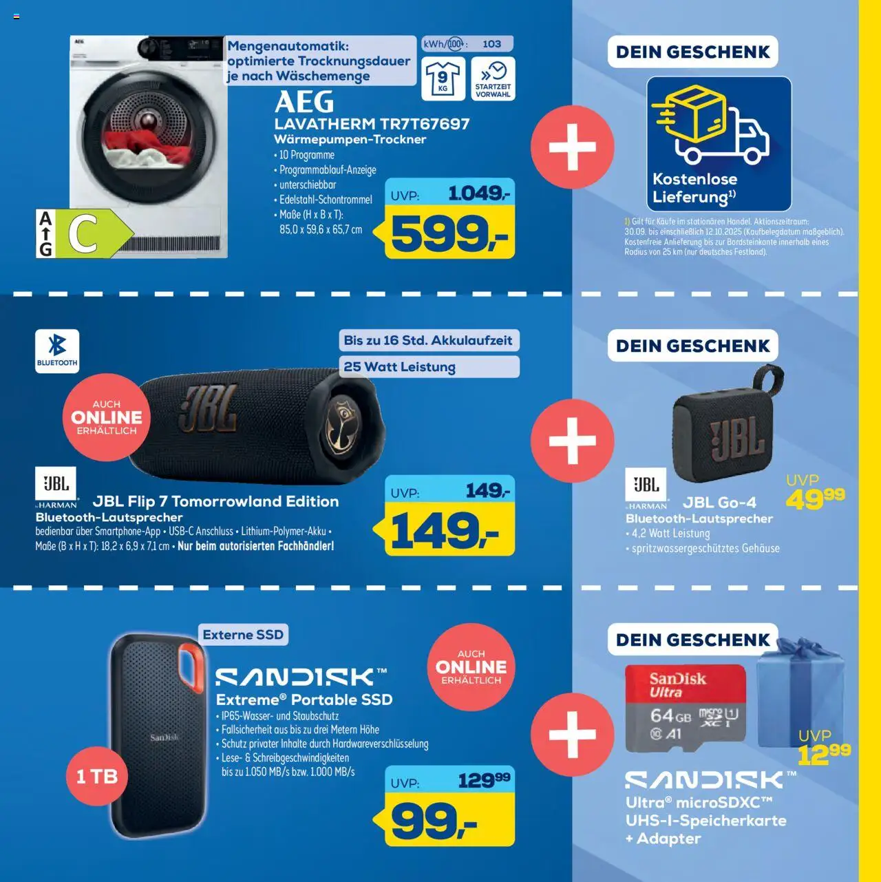 Euronics  Gutscheinheft – gültig ab 30.09.2025 | Seite: 3 | Produkte: Adapter