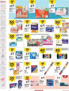 Pré-visualização PAPEL HIGIÉNICO FOXY SEDA 3 FOLHAS, Papel higiénico Foxy Seda 3 folhas. EMB.: 4 rolos + 2 rolos válido de 31.03.2026 | Página: 54