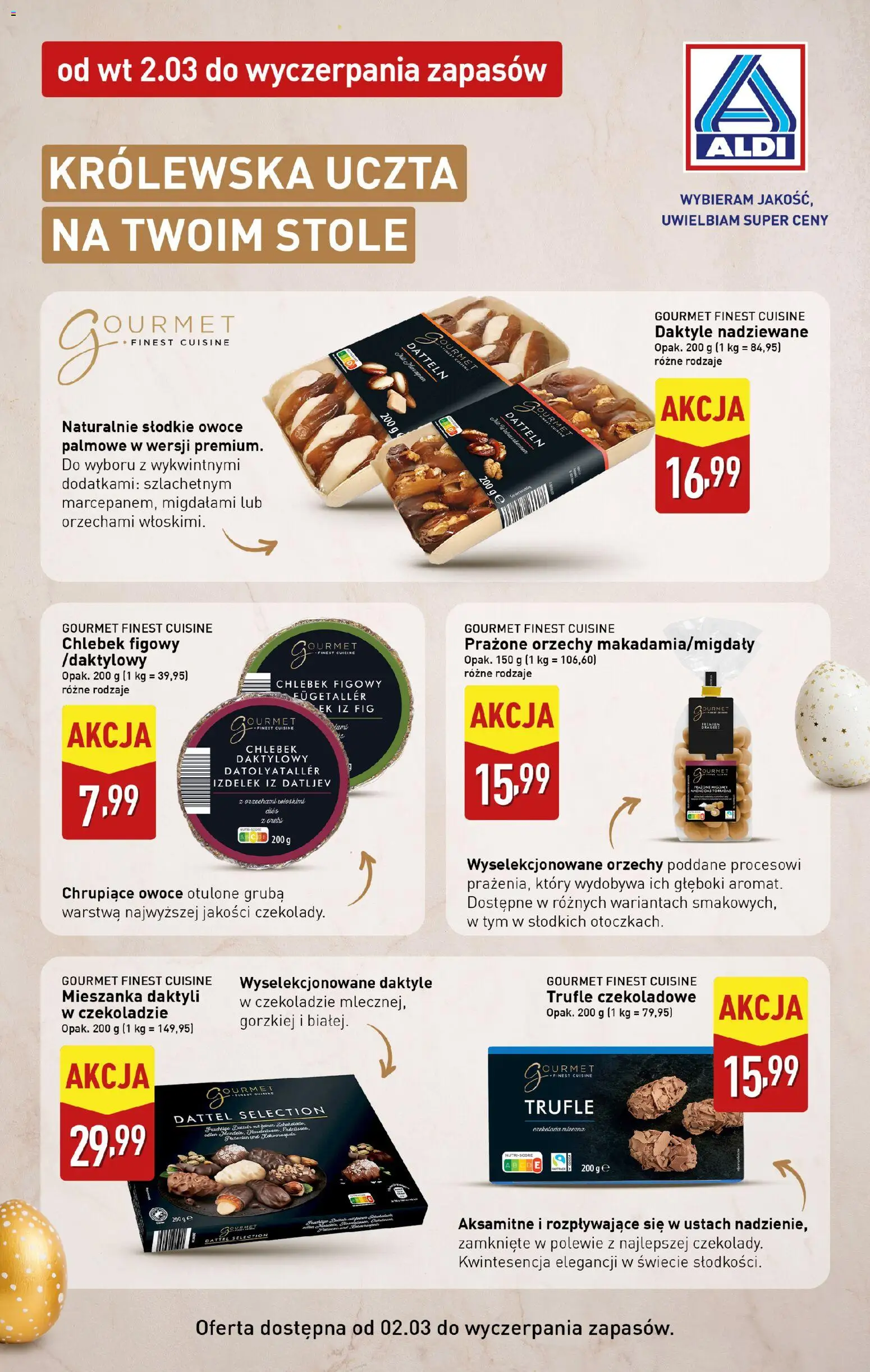 Aldi Polsko leták - Wielkanoc pełna wykwintnych saków od 02.03.2026 | Strana: 5 | Produkty: Gourmet, Finest