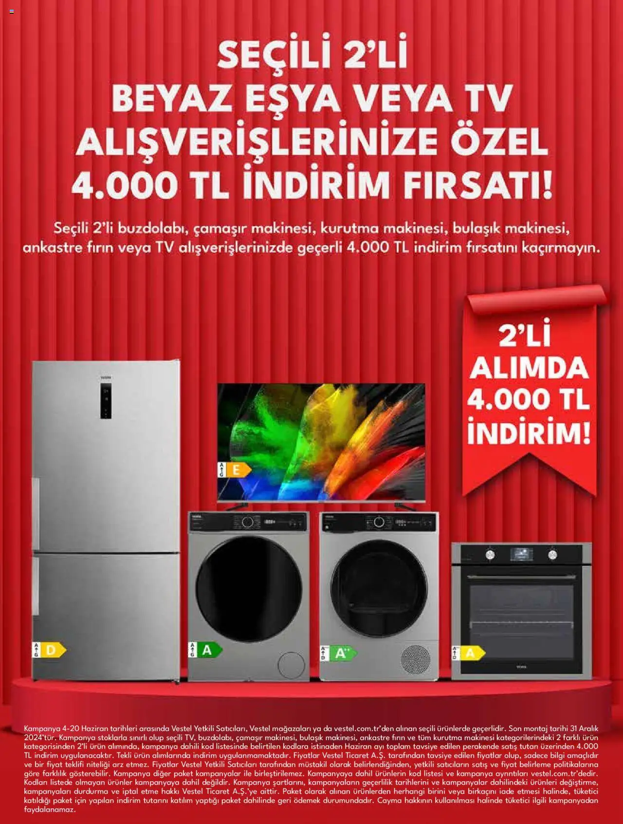 Vestel Elektronik  Fiyat Listes  - 22.05.2025 tarihinden itibaren geçerlidir | Sayfa: 11 | Ürünler: Kurutma makinesi, TV, Fırın