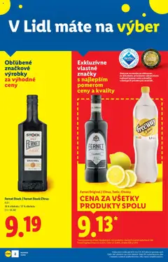 Lidl leták │ platný od 11.08.2025 | Strana: 2 | Produkty: Citróny, Fernet, Fernet Stock