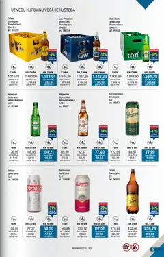 Metro kupi više plati manje - pregled Metro kataloga - važi od 01.12.2025 | Strana: 5 | Proizvode: Heineken, Budweiser, Nektar, Pivo