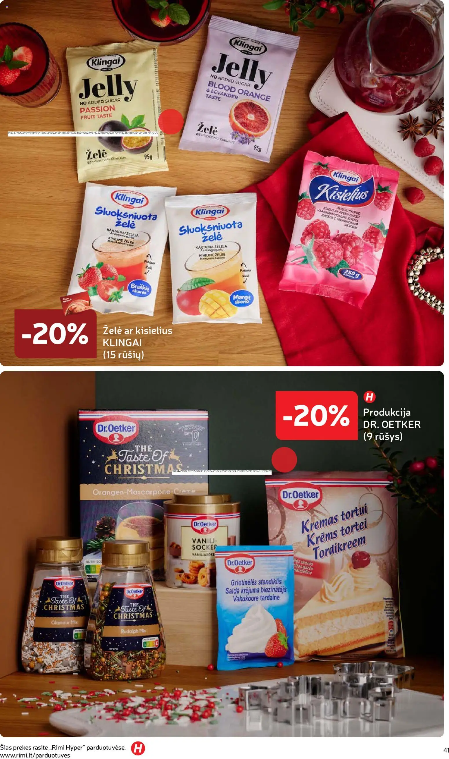 Rimi akcijos nuo 02.12.2025 | Puslapis: 41 | Prekių: Kremas