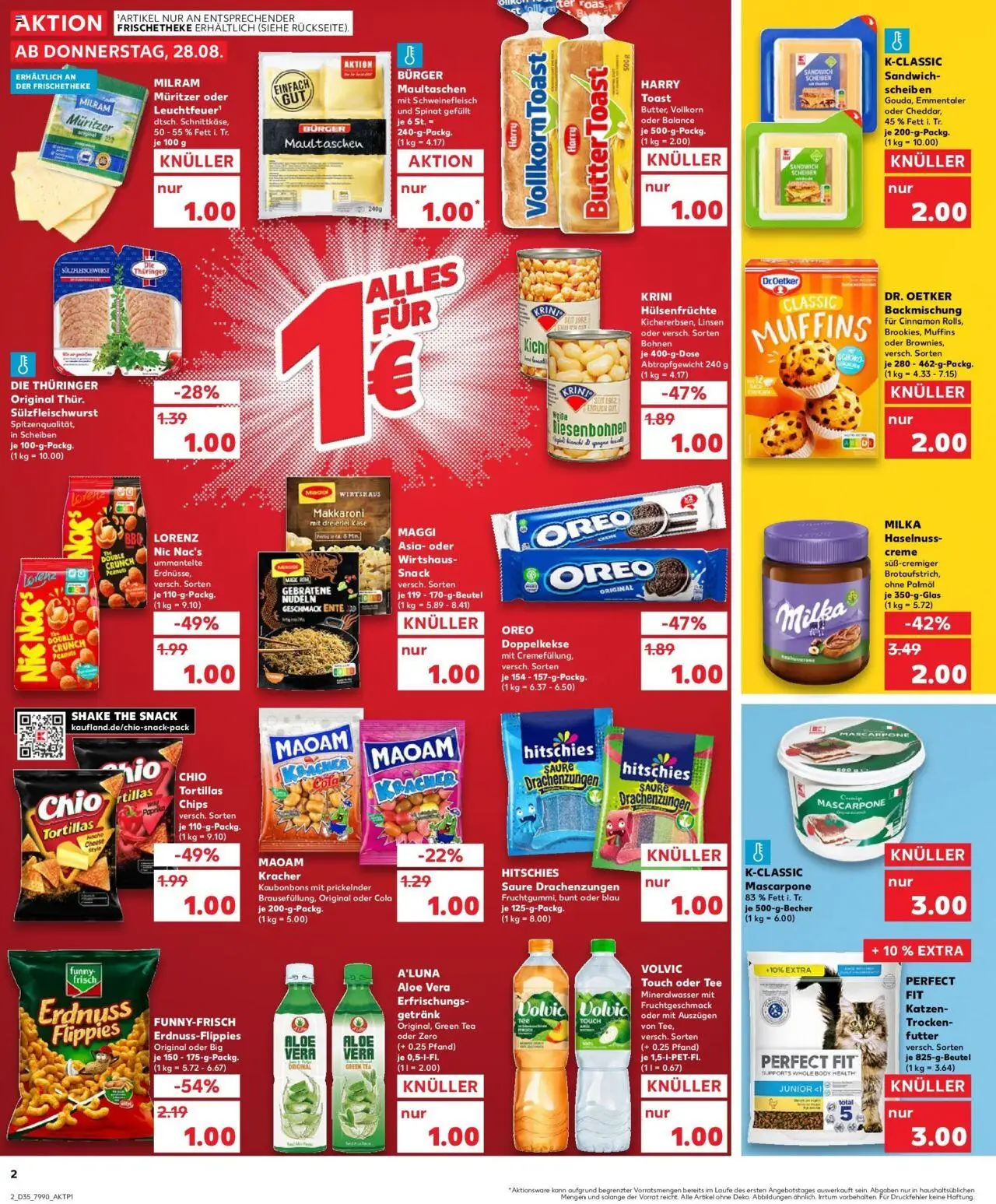 Kaufland prospekt Köln	 - gültig ab dem 31.08.2025 | Seite: 13 | Produkte: Creme, Paprika, Nudeln, Maultaschen