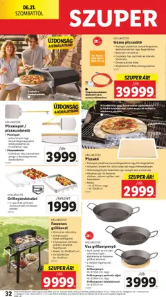 Lidl akciós ujság - amely érvényes a következő dátumtól: 19.06.2025 | Oldal: 32