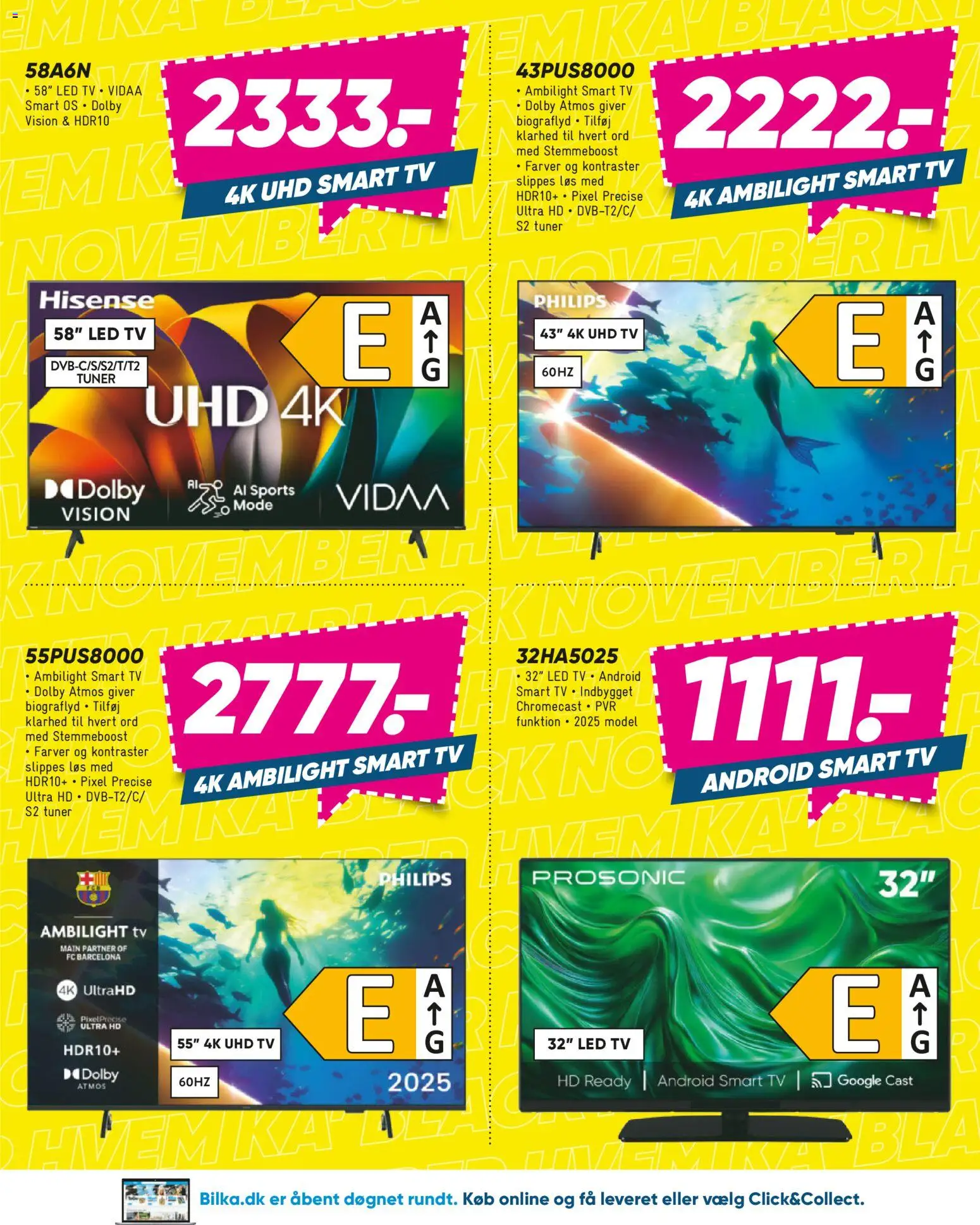 Bilka tilbudsavis – gyldig fra 31.10.2025 | Side: 31 | Produkter: Smart TV, TV
