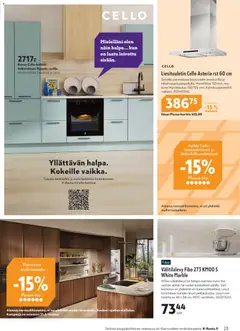 K-Rauta-mainoslehti voimassa 04.03.2026 alkaen | Sivu: 23 | Tuotteet: Liesituuletin, Kana, Voi