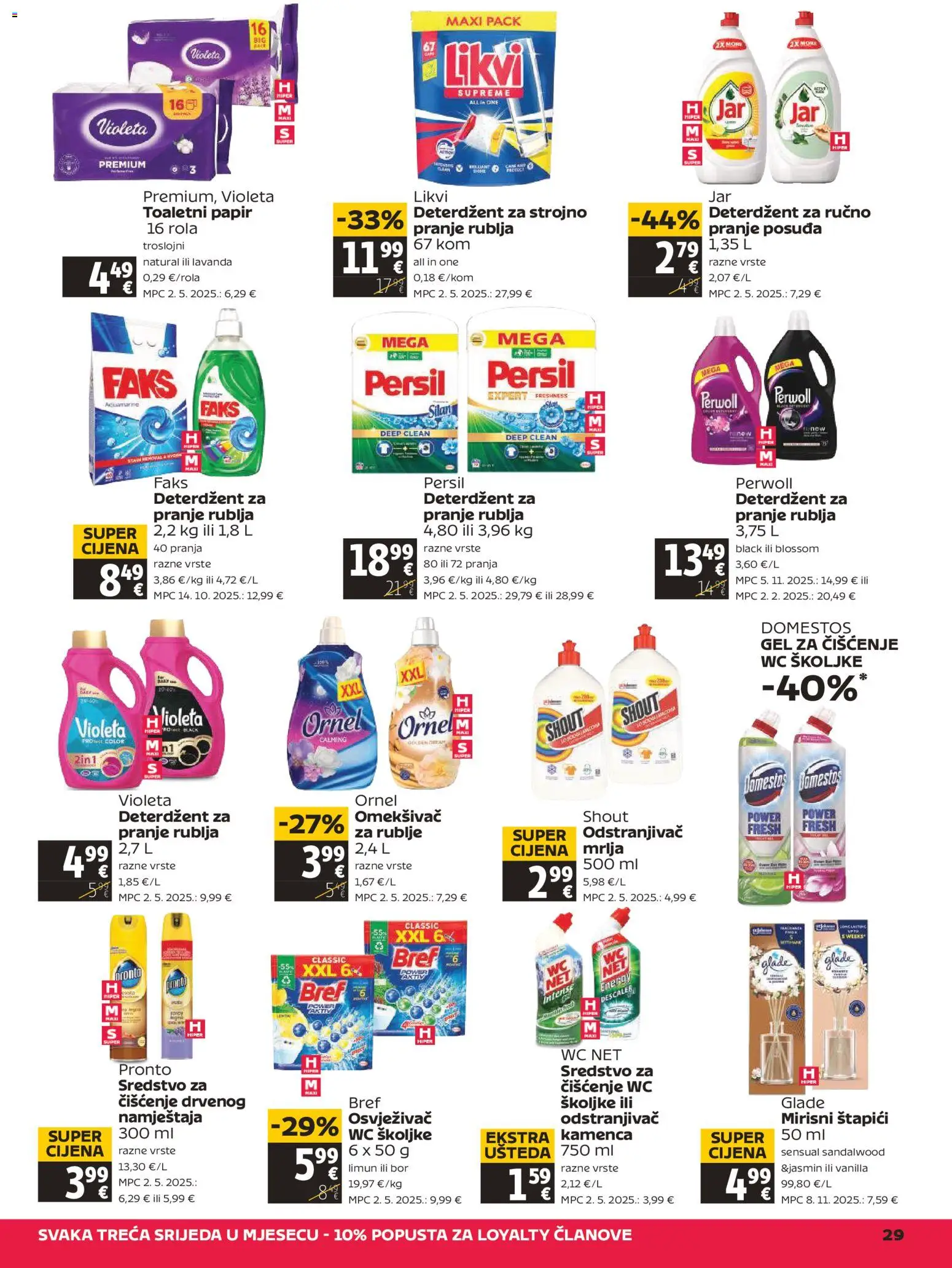 Tommy katalog | vrijedi od 12.02.2026 | Stranica: 29 | Proizvodi: Deterdžent, Limun, Štapići, Persil