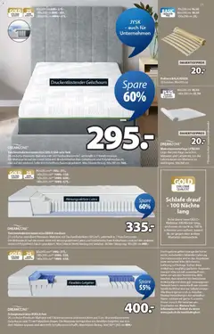 JYSK Aktionen ab 17.02.2026 gültig | Seite: 11 | Produkte: Matratze