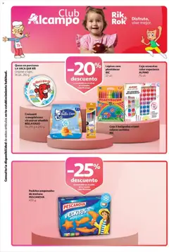 Alcampo - Club Nacional  │ válido desde el 30.07.2025 | Página: 18 | Productos: Queso, Croissant, Magdalenas, Caja