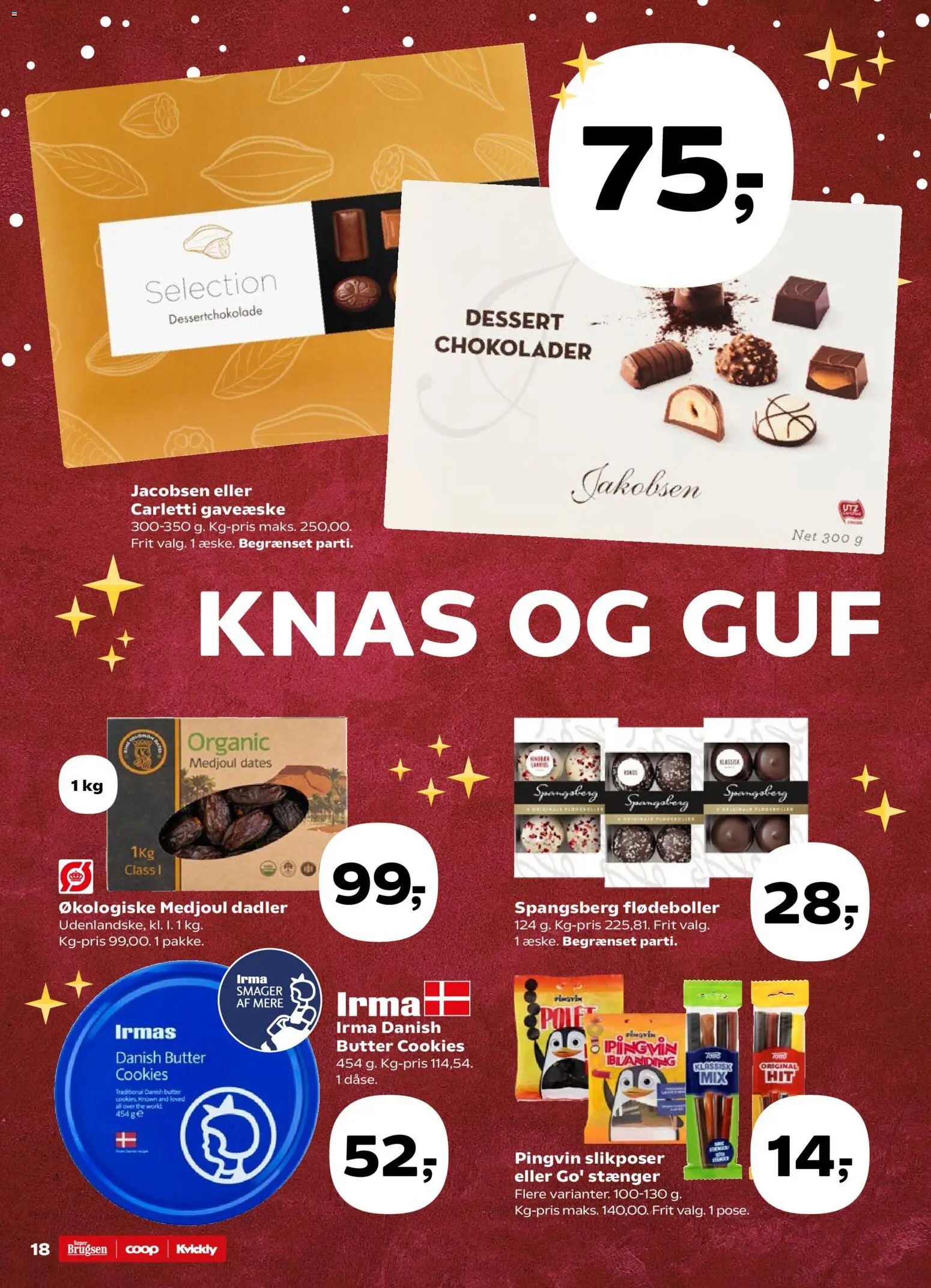 Kvickly tilbudsavis – gyldig fra 19.12.2025 | Side: 20 | Produkter: Cookies, Flødeboller, Dadler