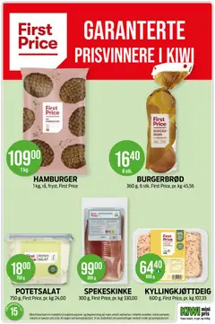 Forhåndsvisning av HAMBURGER, 1 kg, rå, fryst, First Price gyldig fra 06.04.2026 | Side: 13